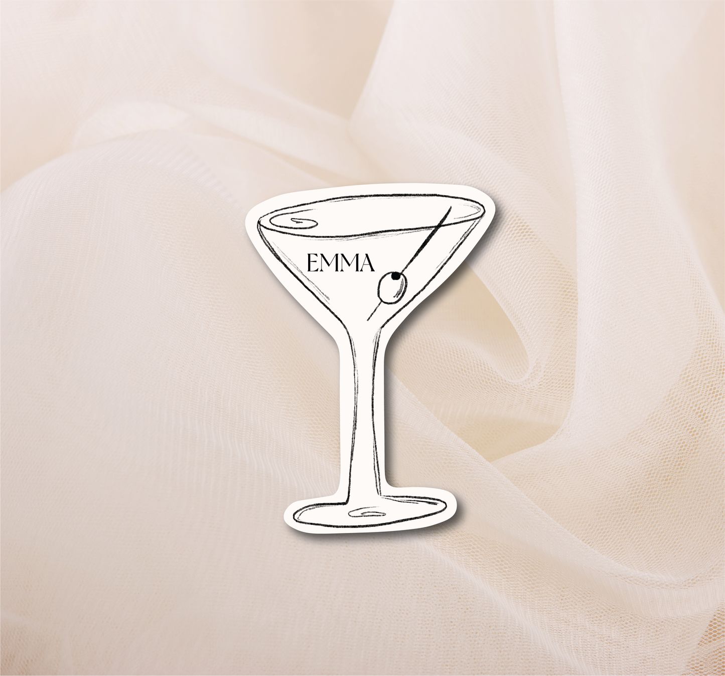 Martini Place Cards