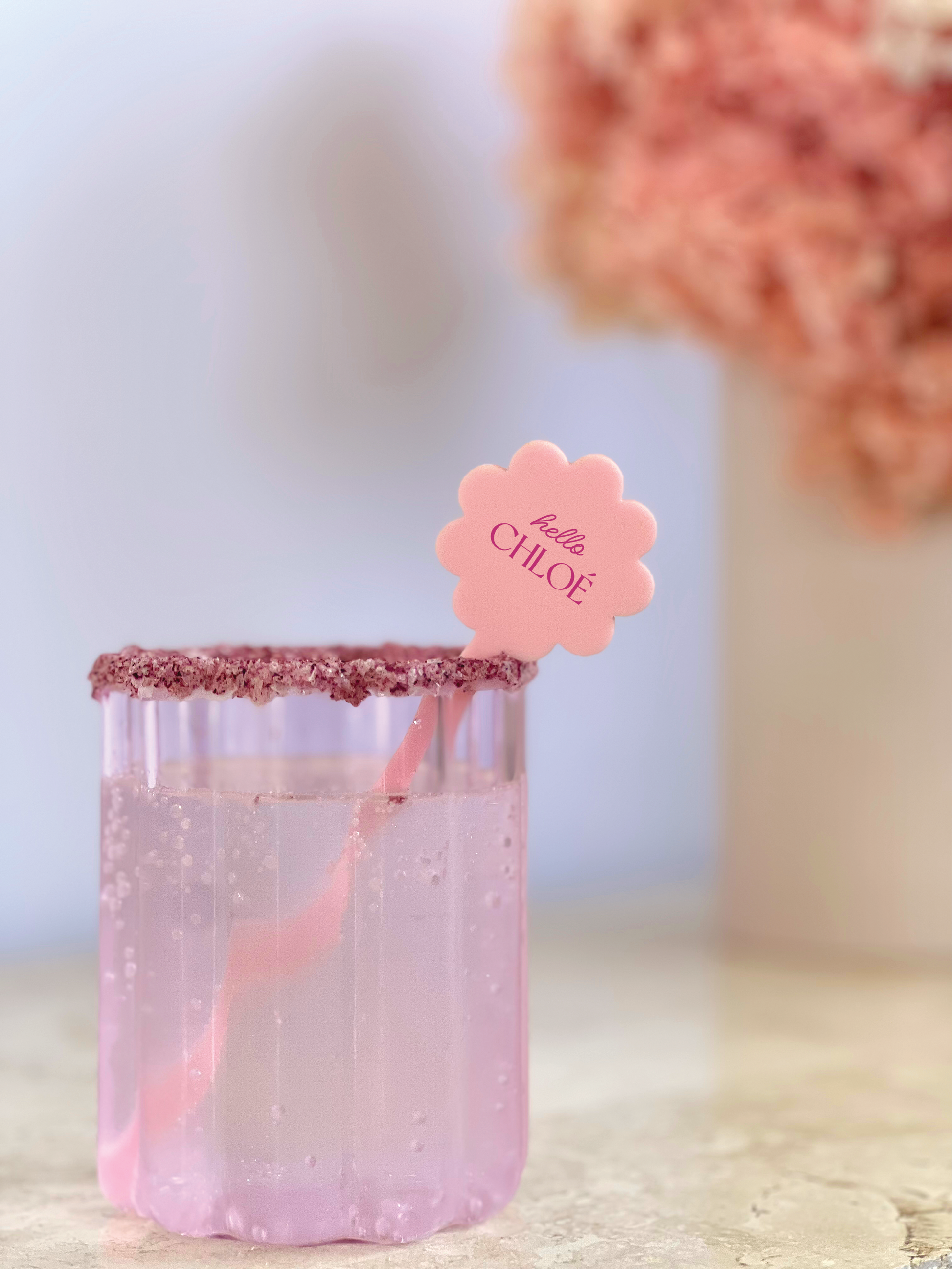 Acrylic Flower Drink Stirrers  Elle Creative Studio – ElleCreativeStudio